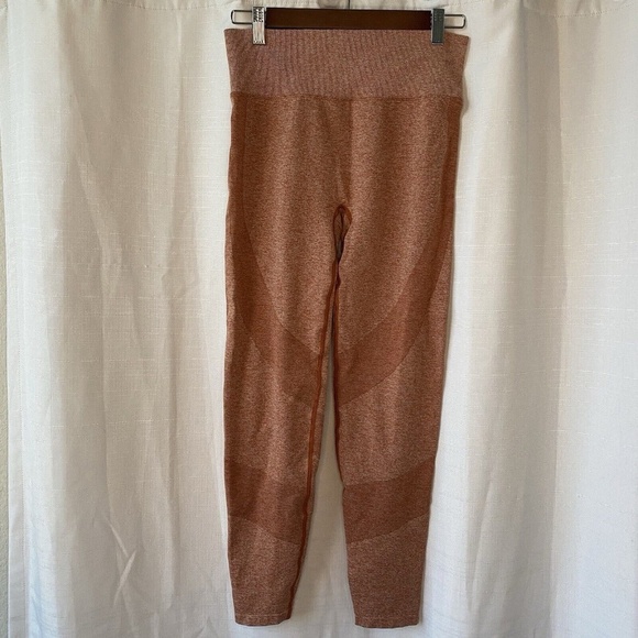 Victoria’s Secret Pink High Rise Seamless Leggings Cinnamon Heather Size M - Picture 2 of 10